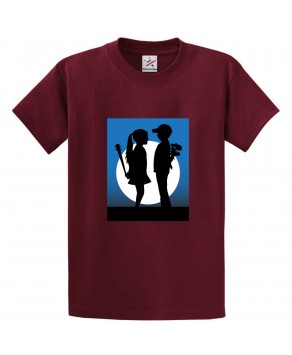 Young Couple in War Classic Unisex Kids and Adults T-Shirt For Couples